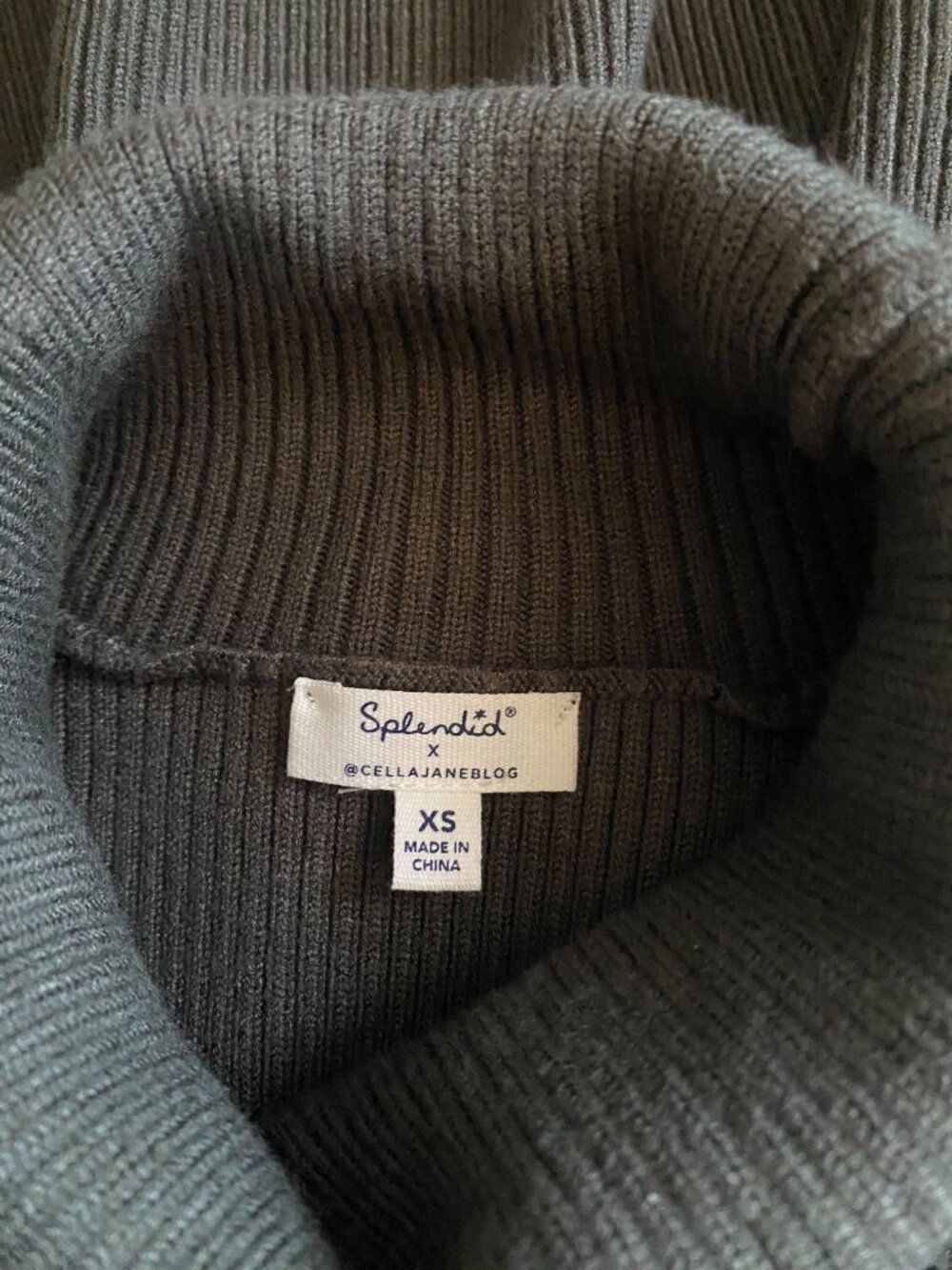 Splendid x Cella Jane Blog | Oversized Ribbed Turtleneck - Picture 6 of 8